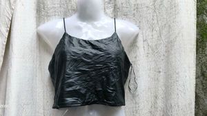 11277. Sleeveless Black Tank Top