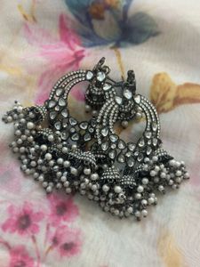 Pearl Jhumka Earrings
