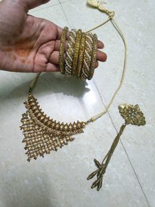 Combo Of Necklace+ Bangles