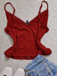 H&amp;M V-neck Strappy Top