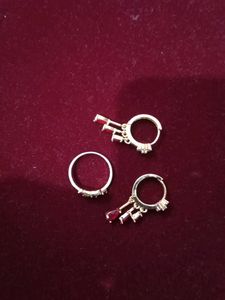 Jewellery Set Combo Finger Ring & Earrings