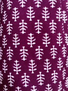 Purple Tree Print Fabric