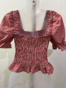 Y2K Peplum Blouse