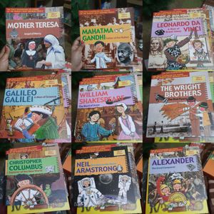 Illustrated Life Stories Of Great People Books