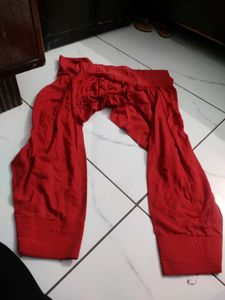 Red Cotton Salwar