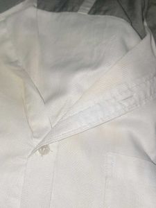 Men's White Collared Shirt