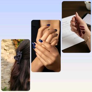 Lipstick, Nail Polish, Hair Clip