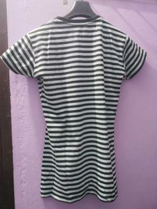 Blue Strip T Shirt For Girls