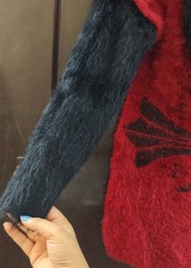 Never Used Hoody Furr Top