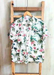 Multicolour cotton shirt size-34