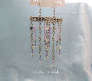 Star Fall Dangle Earrings