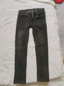 Stylish Gray Denim Jeans