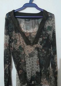 Y2k Mesh Top