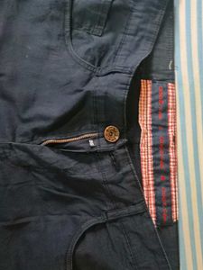 Men&#39;s Navy Blue Casual Pants