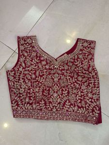 Magenta Bling Luxe Sharara Set for Weddings
