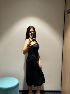 One Shoulder Black Dress
