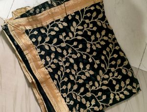 Zari Work Heavy Dupatta Suit Set