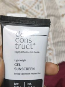 Deconstruct Sunscreen, moisturizer