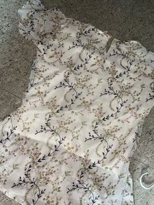 Floral Printed Balloon Top