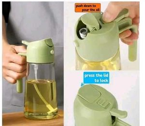 🫙 Unique Glass Oil Stopper &amp; Pourer