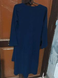 Elegant Navy Blue Kurti