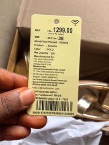 Max Gold Block Heels