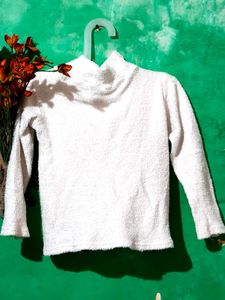 White Woolen Top