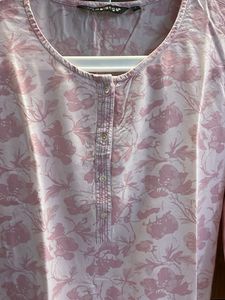 Floral Print Tunic Top