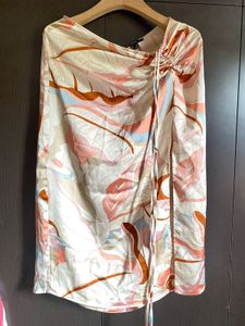 Forever21 Floral Print Midi Skirt
