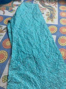 Aqua Embellished Kurta