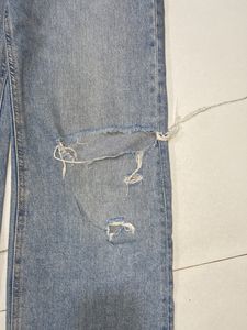 h&amp;m wide leg jeans high waist