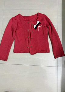 Cute Red Cardigan