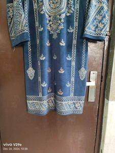 New Unused Velvet DigitalPrintStoneWork CordSet