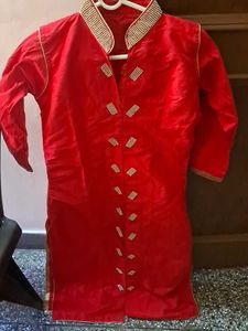 Red Color Long Kurta