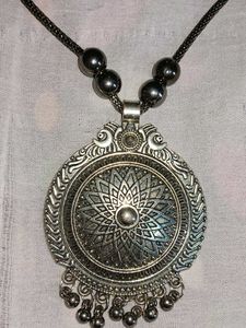 Boho Silver Necklace