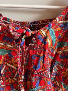 Boho Print Crop Top