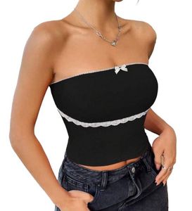 Black Korean Style Tube Top