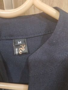 Navy Blue Fit &amp; Flare Dr