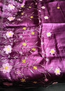 Purple 💜 Saree
