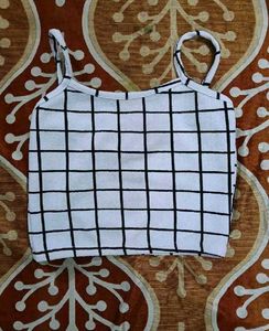Plaid Sexy Crop Top For Women