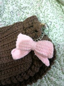 Cute Bow Bag Charm ( Colour Customisable)