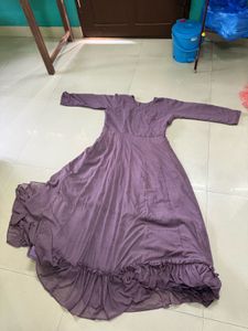 Purple Anarkali Gown