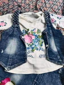 Top Skirt And Juccet 3 Pieces Set