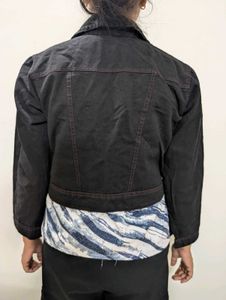 Stylish Black Denim Jacket
