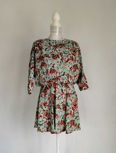 Zara Floral Retro Dress