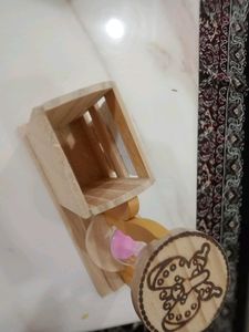 Sand timer stand for stationary