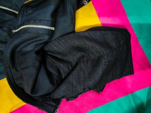 Multicolored Flared Lehenga With Black Top