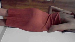 Coral Western Dress