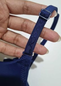 Navy Blue Pushup Bra