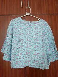 Bare Denim Multicolour Floral Top